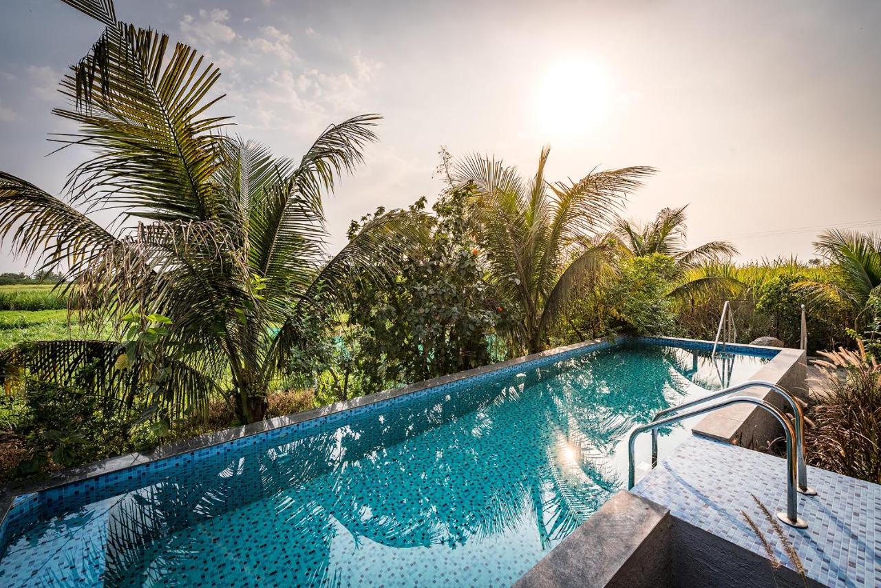 Saffronstays Happy Fields, Pune - Luxury Farmstay With Farm To Table Food Ngoại thất bức ảnh